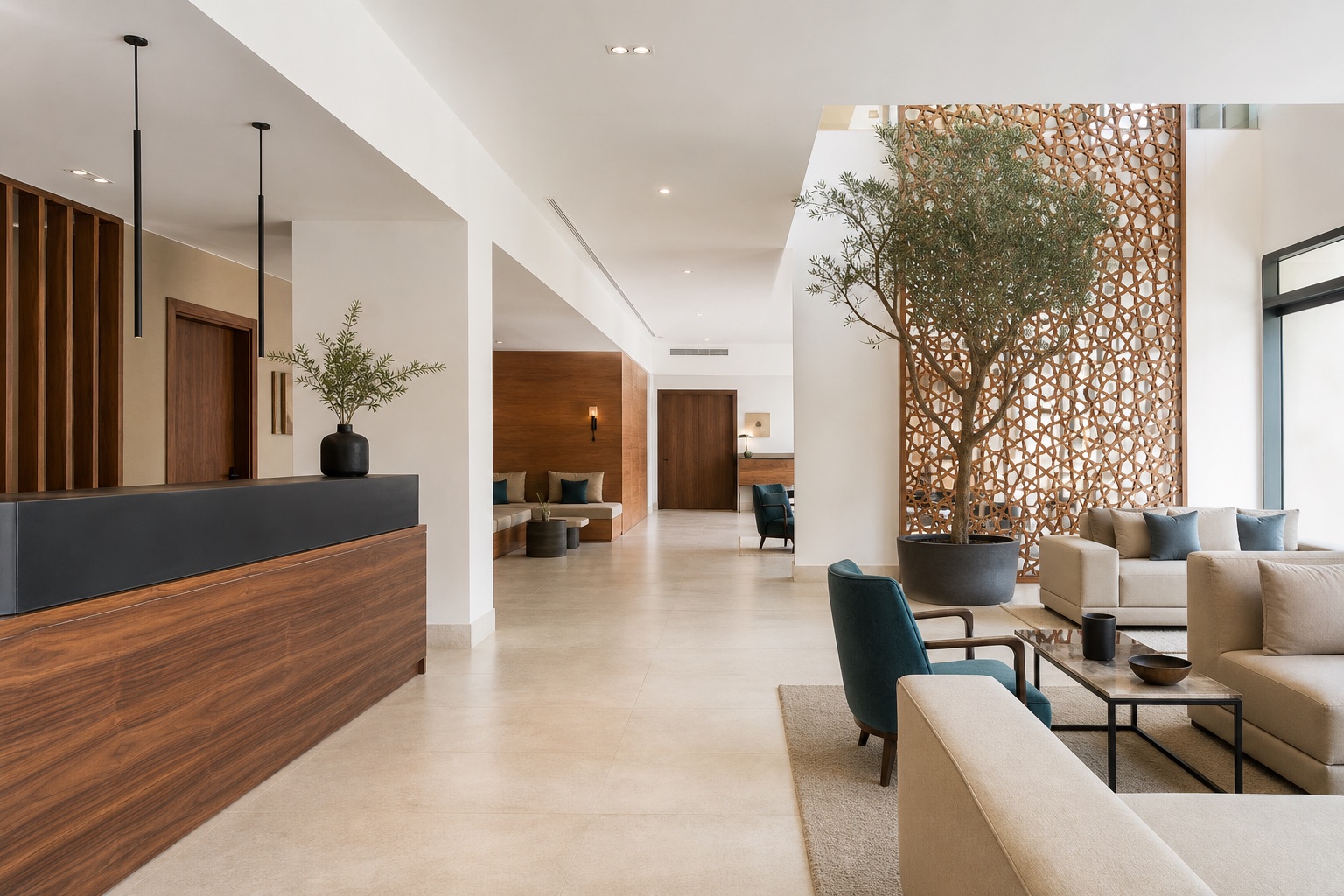 Aménagement d'hôtel et espaces d'accueil au Maroc par 3HA