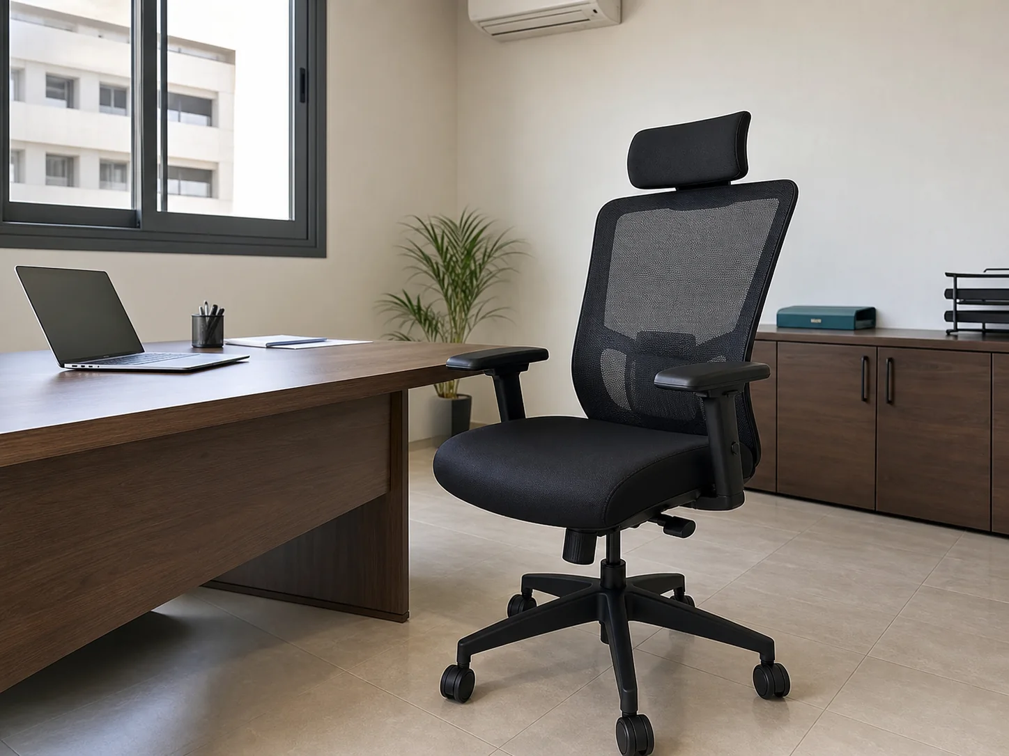 Fauteuil de direction professionnel à dossier haut disponible au Maroc