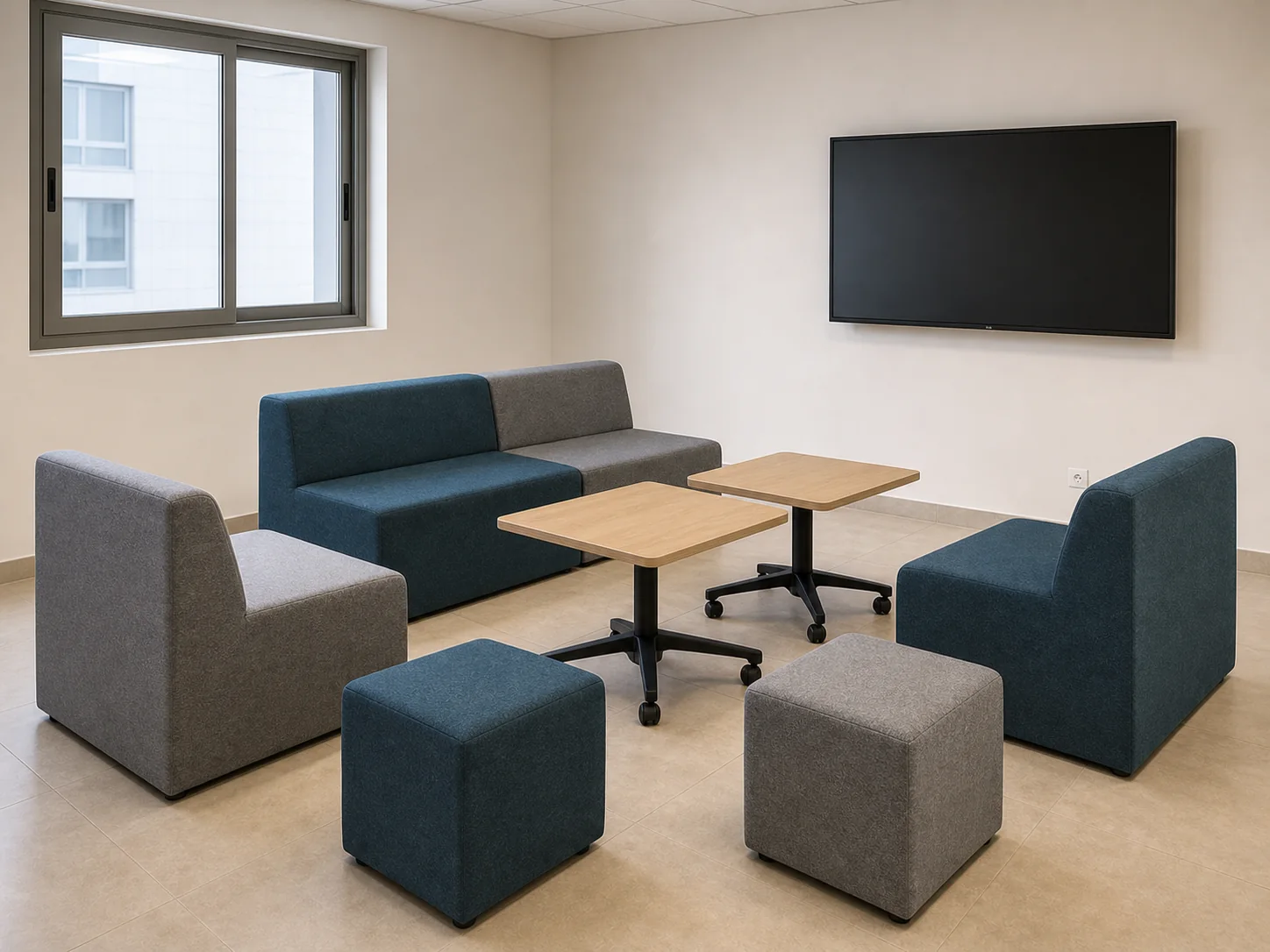 Mobilier modulable pour espace collaboratif au Maroc