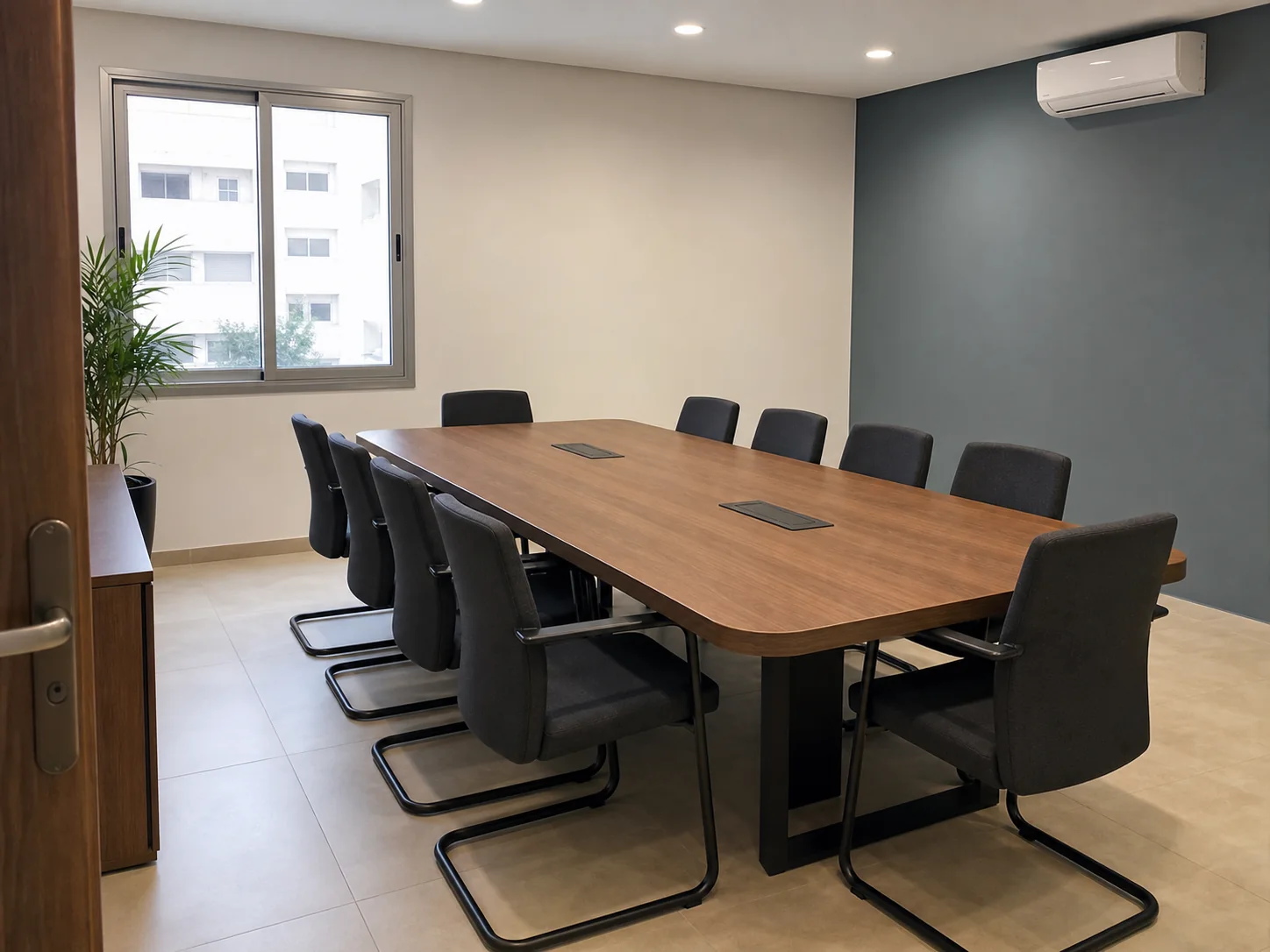 Table de conférence dix places pour entreprise au Maroc